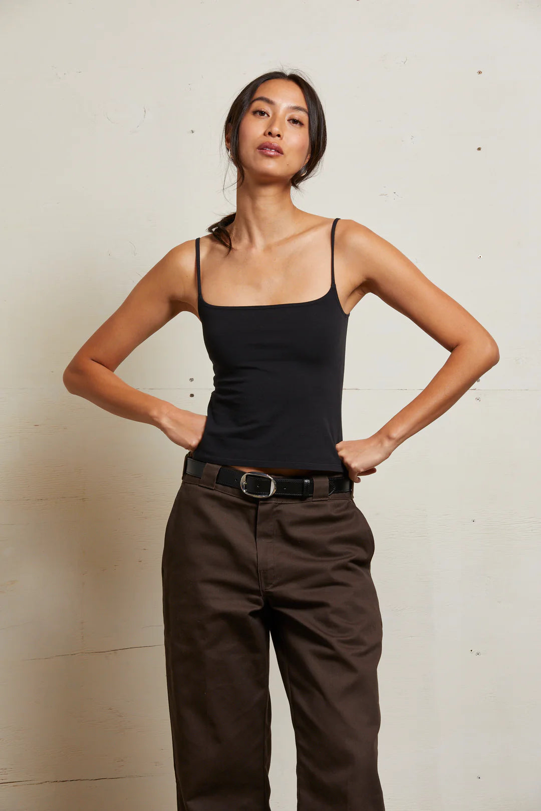 BEA 90'S JERSEY CAMI - BLACK