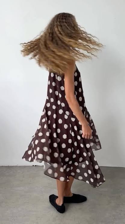 LINNEA DRESS - BROWN