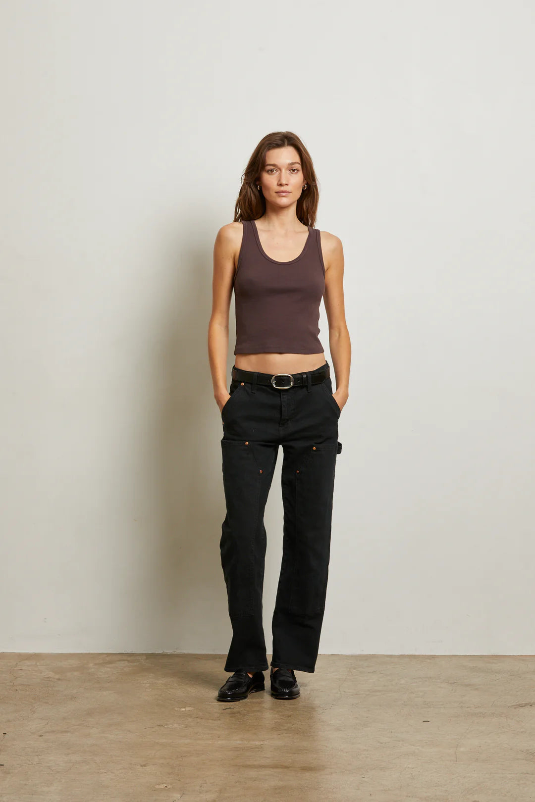 BLONDIE TANK - COCOA POWDER