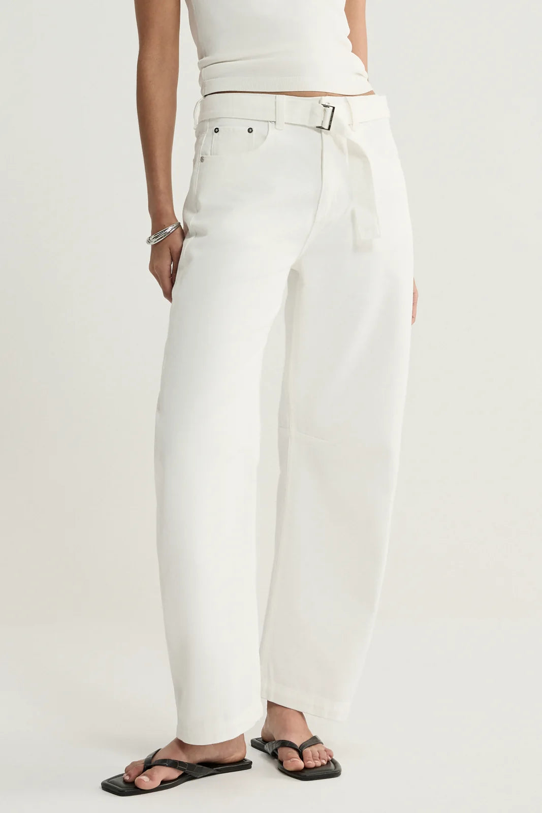 MAYFIELD DENIM PANT - WHITE
