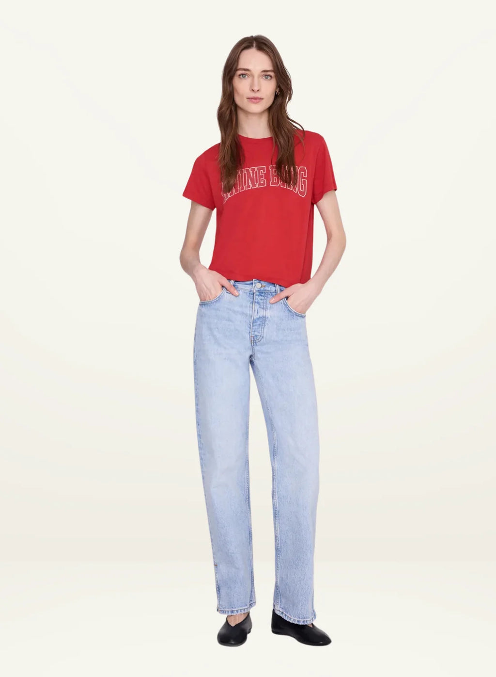 (PRE-ORDER) SHELLEY TEE - TANGO RED
