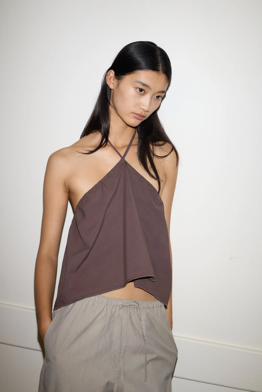 NAPKIN TOP - CHOCOLATE