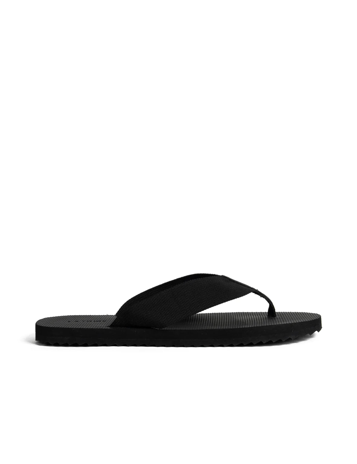 CANVAS THONG - BLACK
