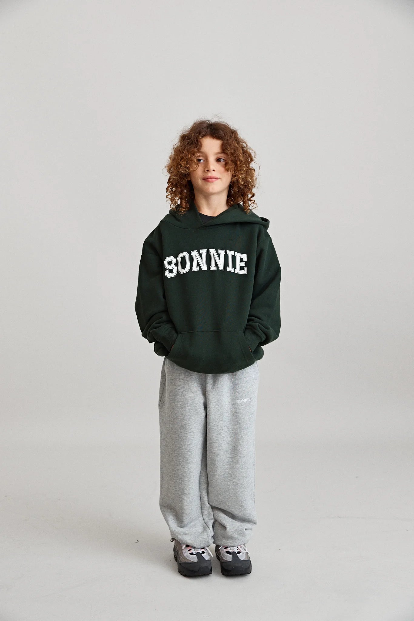 VARSITY HODDIE - FOREST GREEN
