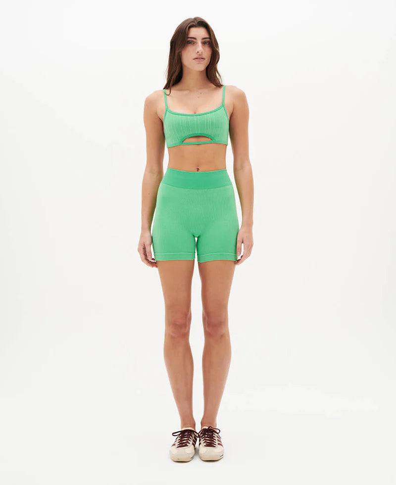 ELBA WOOL BRALET - APPLE