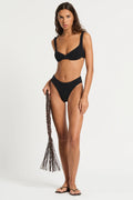 THE LEVI BALCONETTE - BLACK SHIMMER