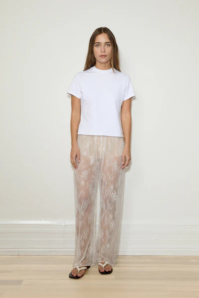 LACE PANT - OPTIC WHITE