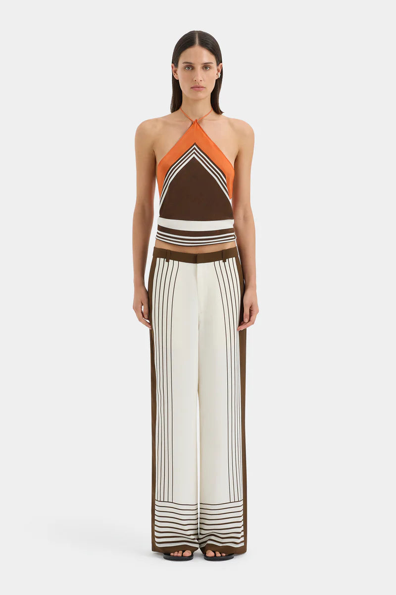 DESTINO TAILORED PANT - PACHA STRIPE
