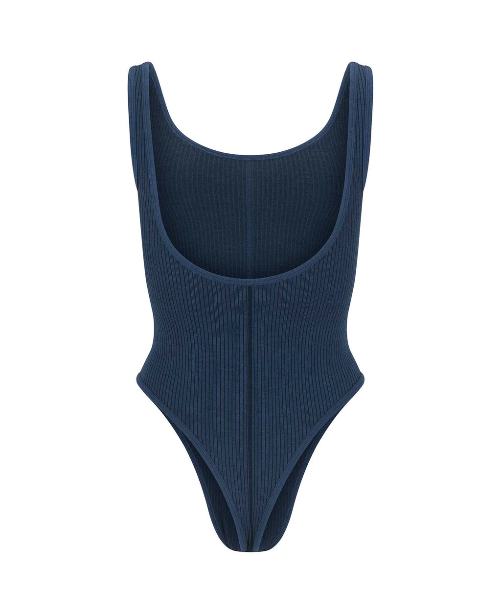 M19 CLASSIC WOOL BODYSUIT - DENIM