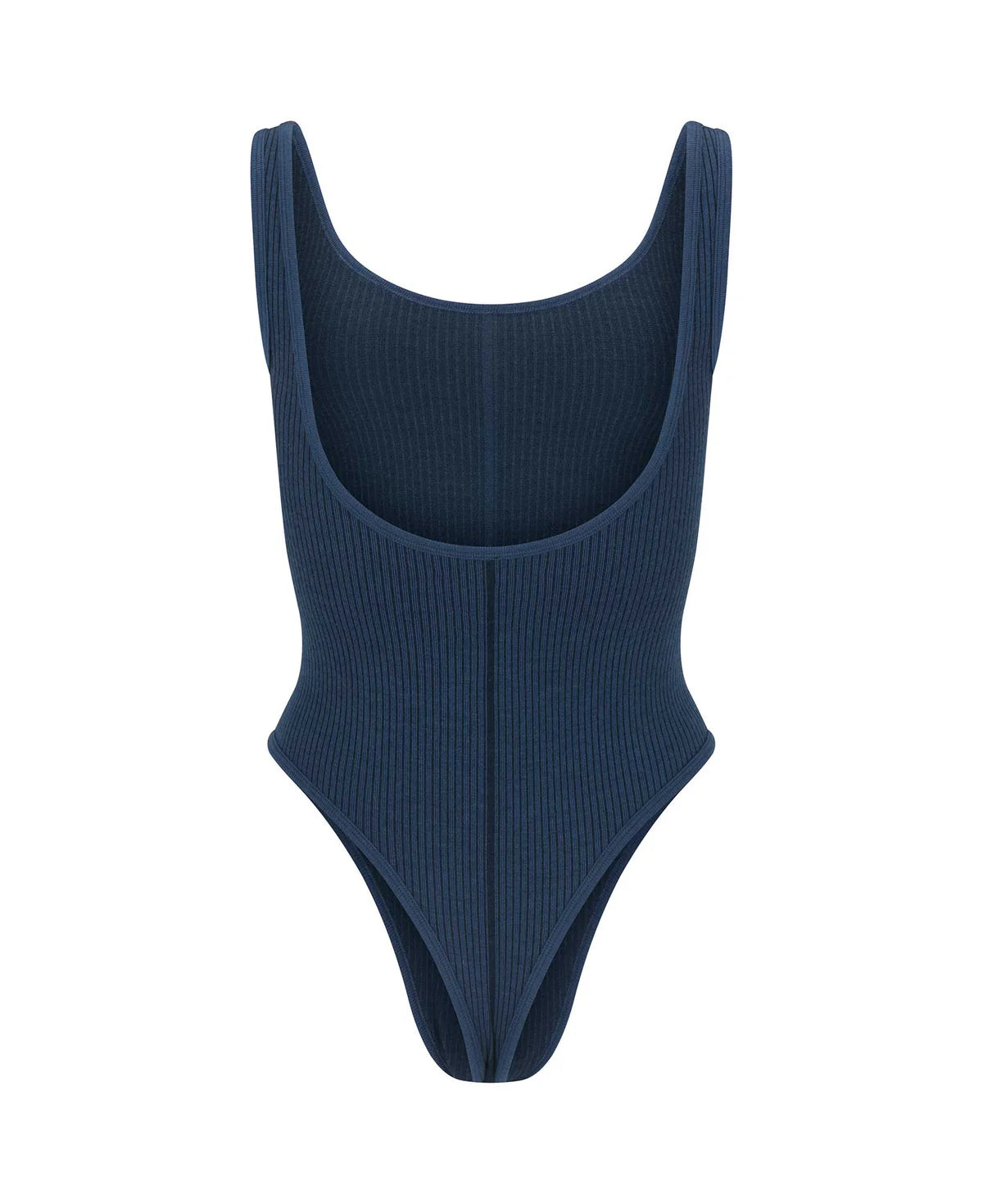 M19 CLASSIC WOOL BODYSUIT - DENIM