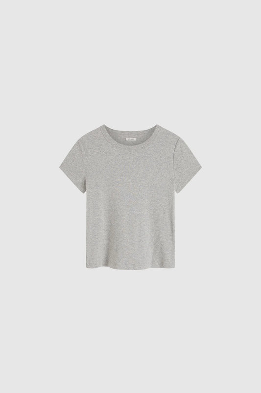 (PRE-ORDER) ORGANIC COTTON BABY TEE - GREY MARLE