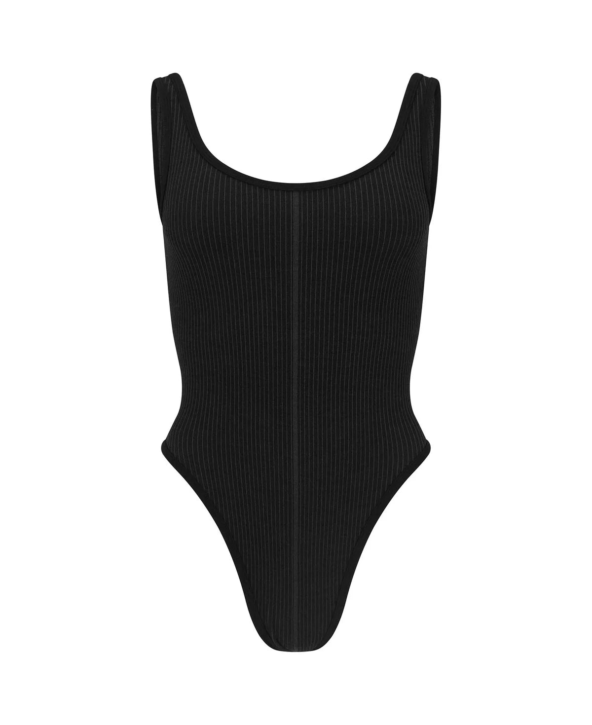 M19 CLASSIC WOOL BODYSUIT - OBSIDIAN