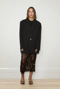 BOYFRIEND BLAZER - BLACK