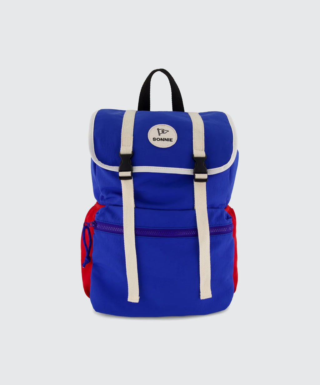 SCHOOL BAG - BLUE/RED
