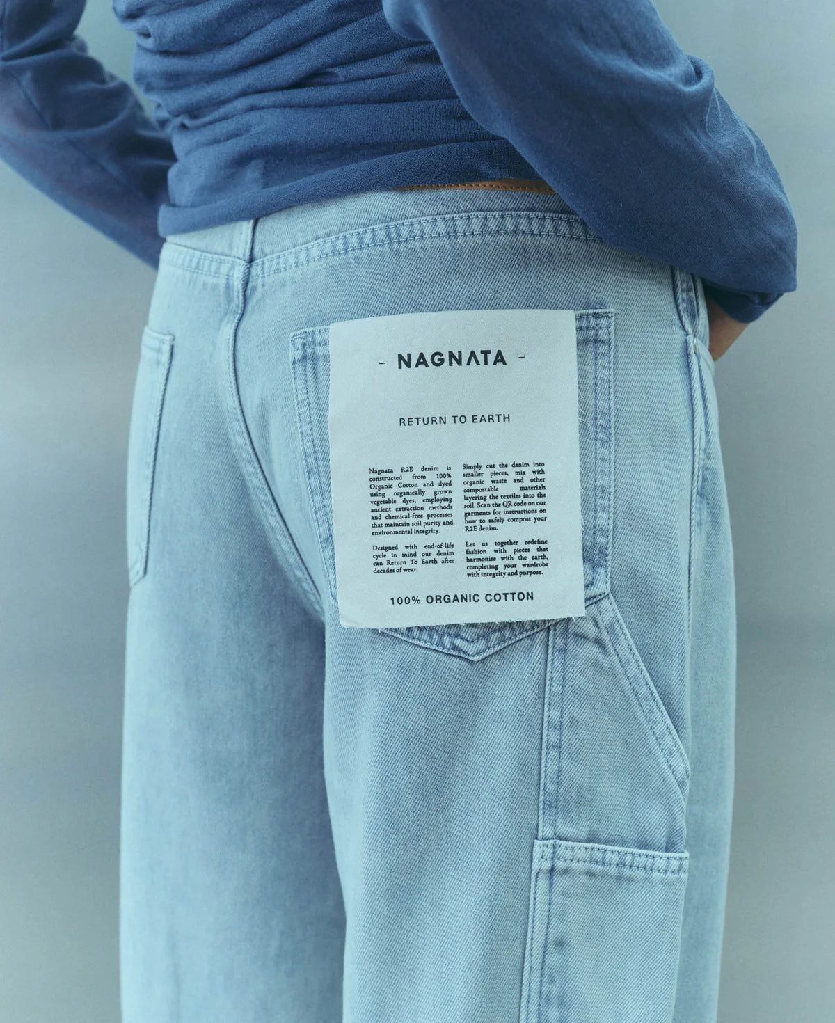 M19 VEGETABLE DYE UTILITY JEAN - MIST