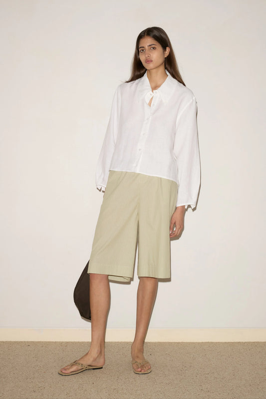 COLLAR POINT SHIRT - WHITE