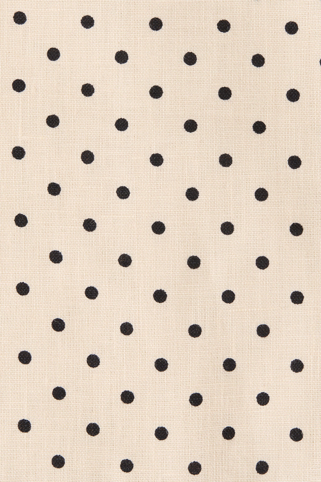 SOLANA MAXI DRESS - LOLA POLKA DOT - CREAM/BLACK