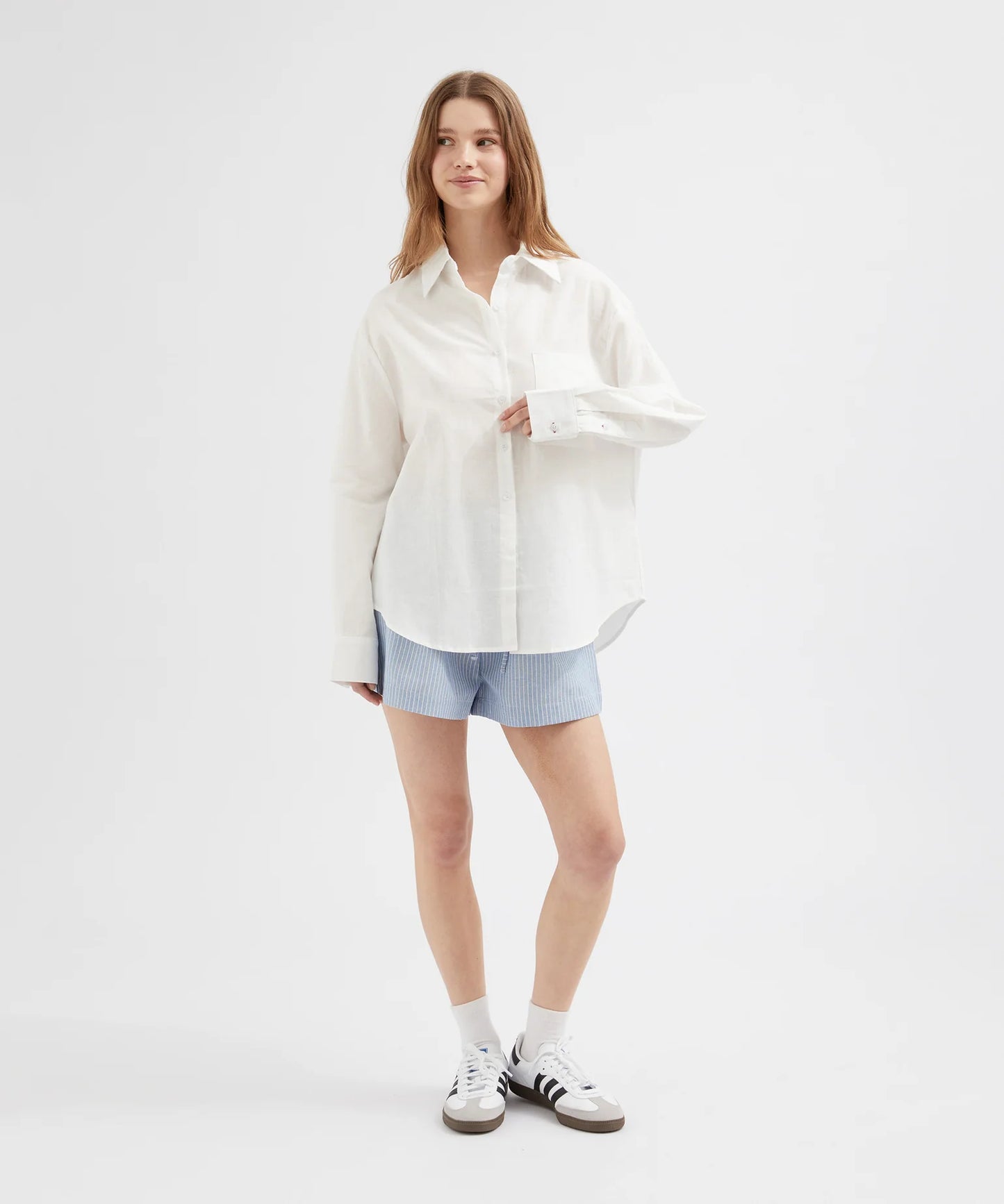 COTTON SHIRT - WHITE