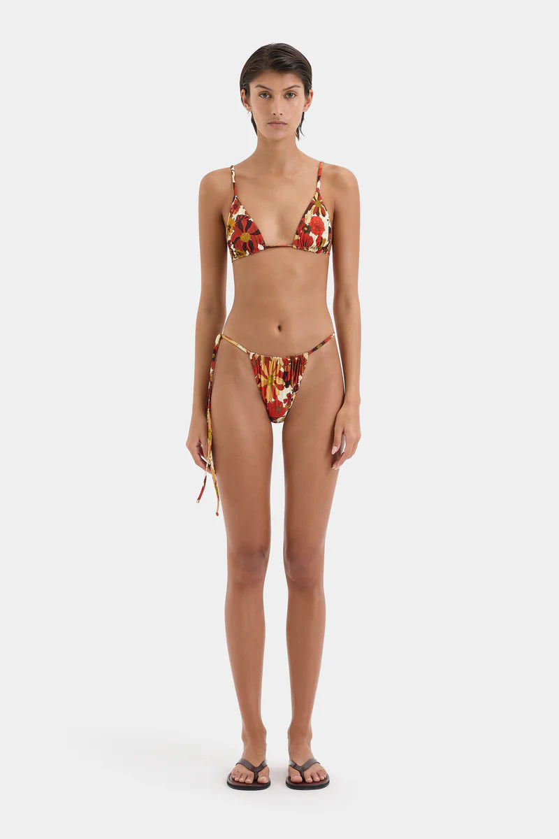 CASTELLA STRING BRIEF - FLORA ROSSO