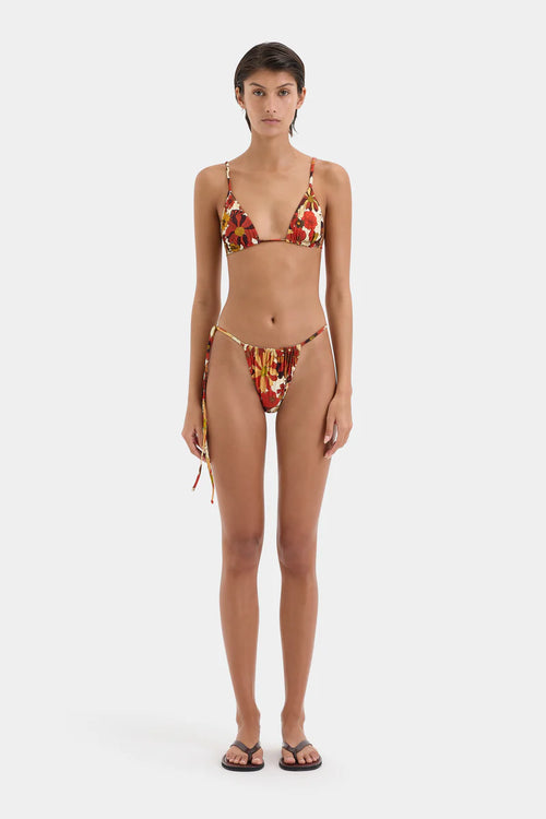 CASTELLA STRING BRIEF - FLORA ROSSO