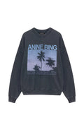 MILES SWEATSHIRT PALMS - WASHED GREY