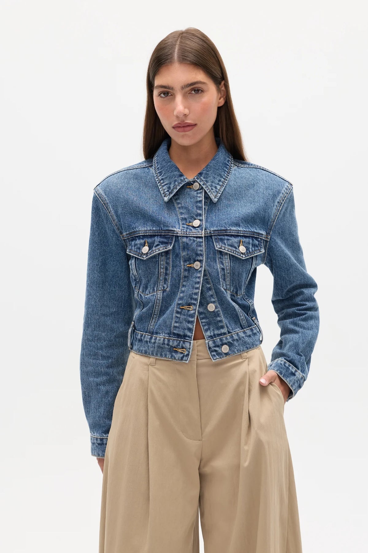 WINSLOW DENIM JACKET - ASH TIDE