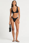THE RING SCOUT CROP - BLACK SHIMMER