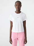 EMBROIDERED BABY T SHIRT - WHITE