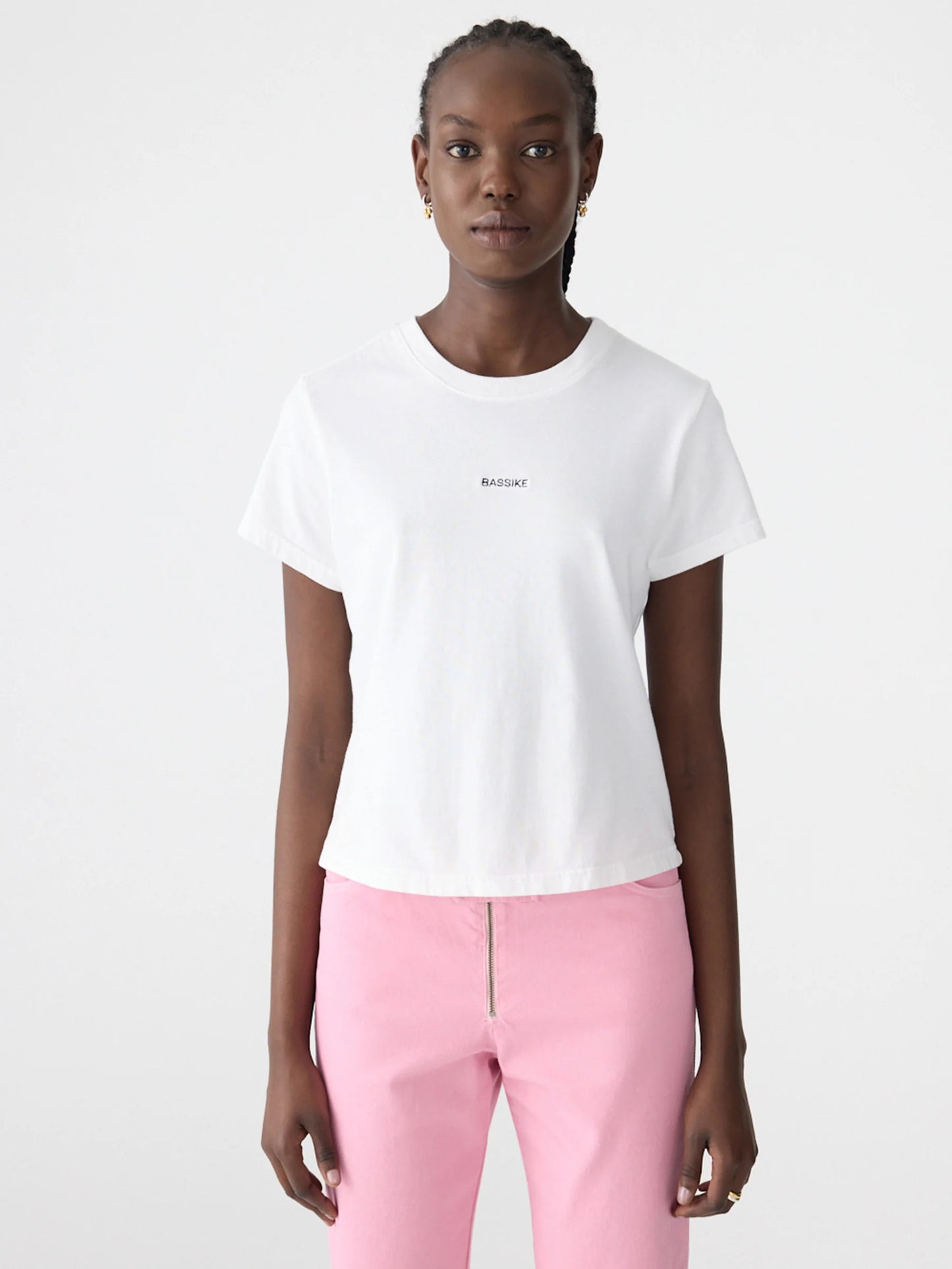 EMBROIDERED BABY T SHIRT - WHITE