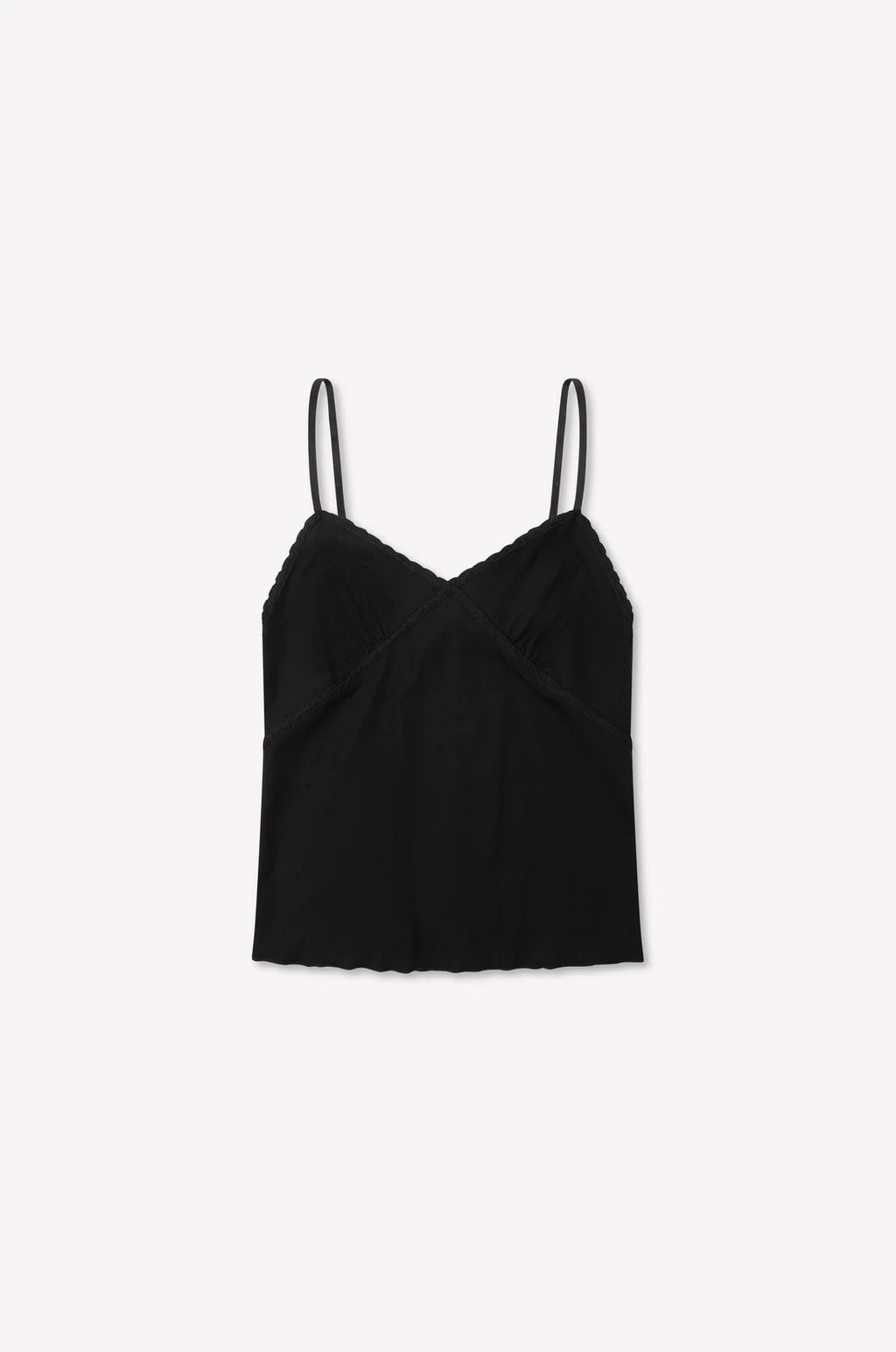 (PRE-ORDER) LACE TANK - BLACK