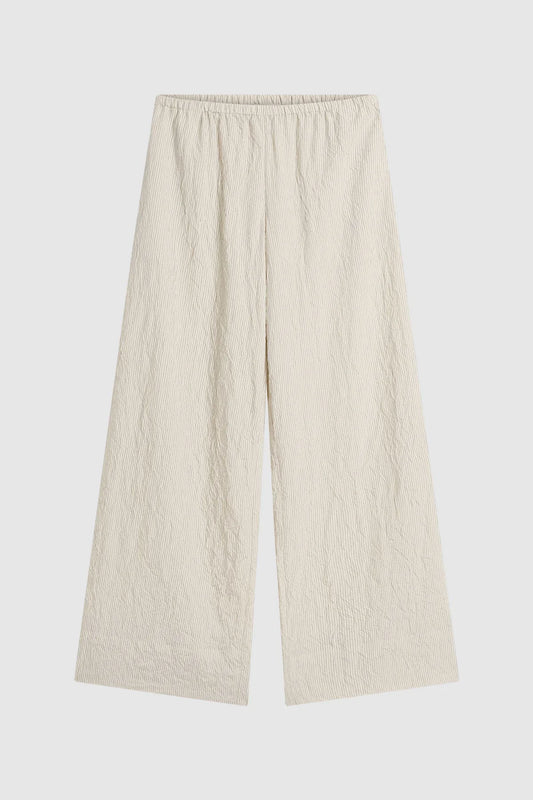 RELAXED CRUSHED PANT - PETITE PINSTRIPE