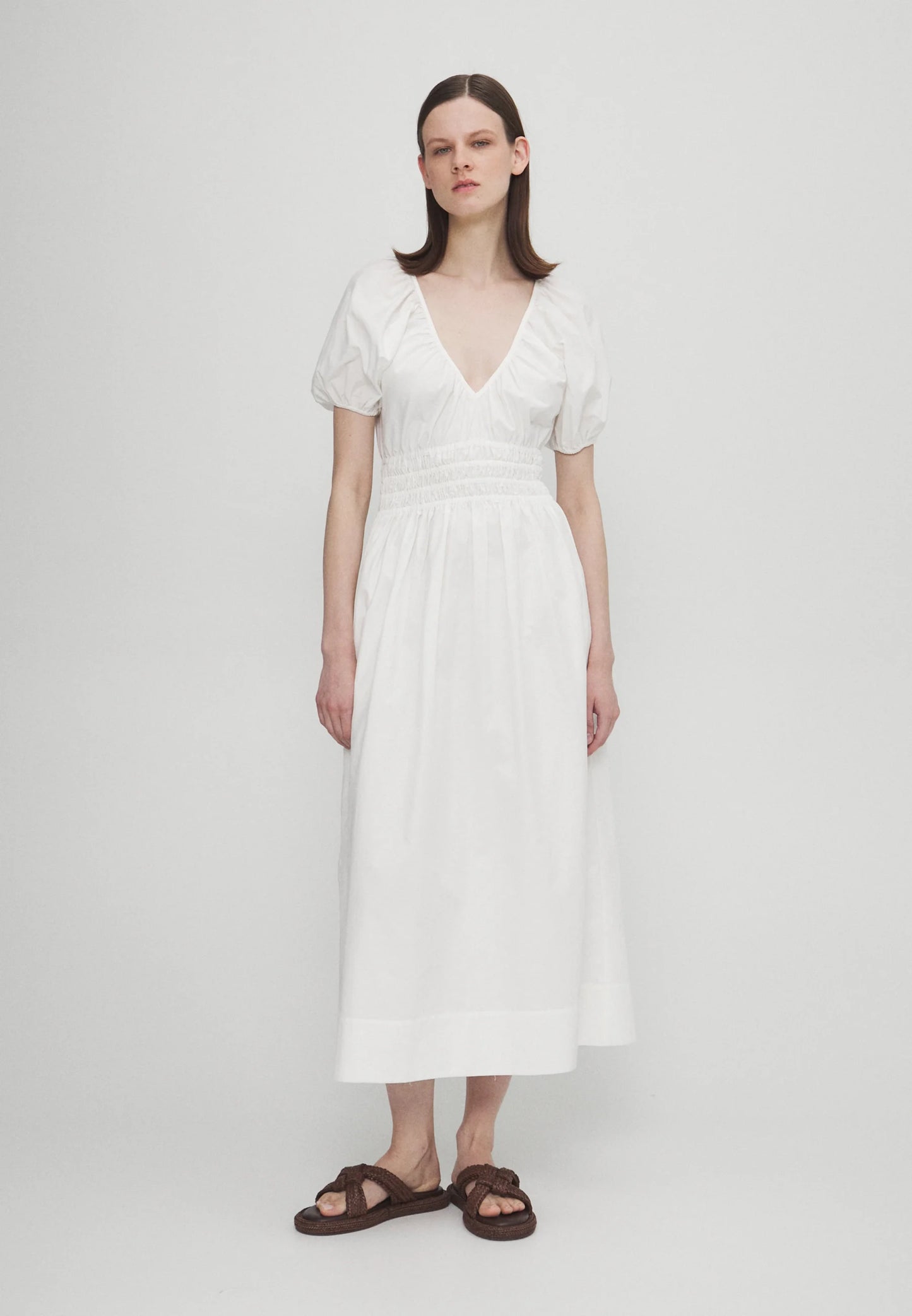 TEATRO MIDI DRESS - WHITE