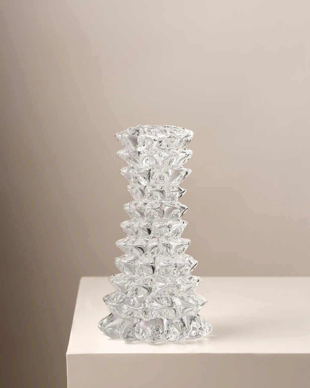 (PRE-ORDER) FIAMMA CANDLESTICK - CLEAR