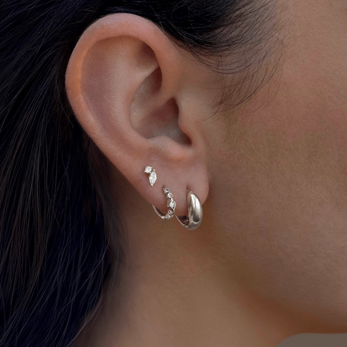 MILA FLATBACK - SILVER (EXCLUSIVELY SOLD IN STORE ONLY)