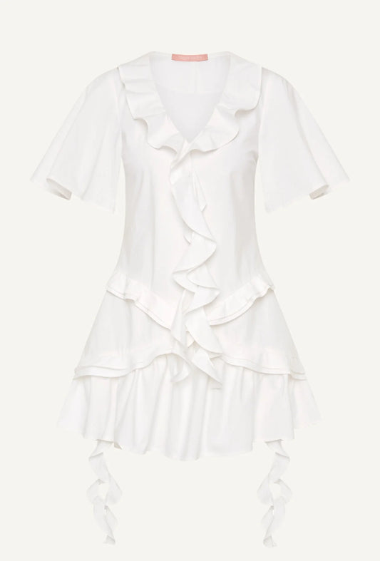 OLYMPIA DRESS - WHITE