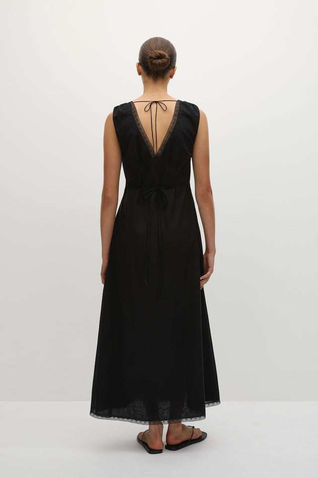 DENISE MAXI DRESS - BLACK