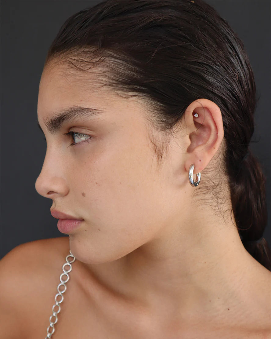 MARIS HOOPS - SILVER