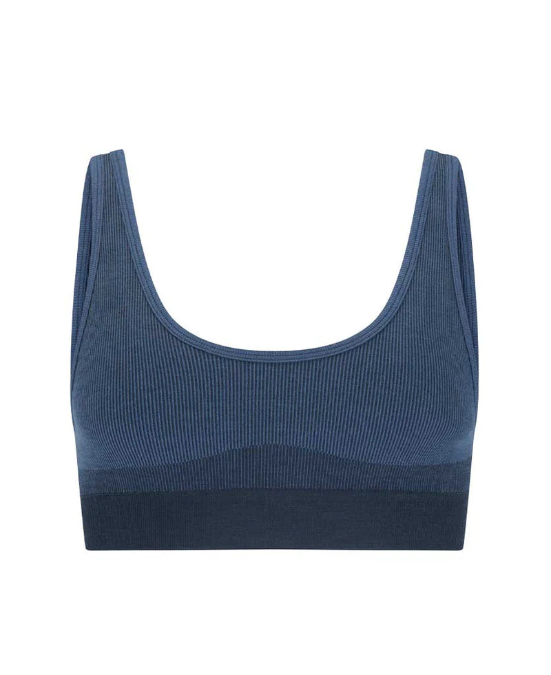 M19 SCOOP WOOL CROP - DENIM