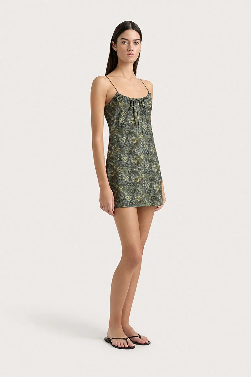 PAU MINI DRESS - VERDANT