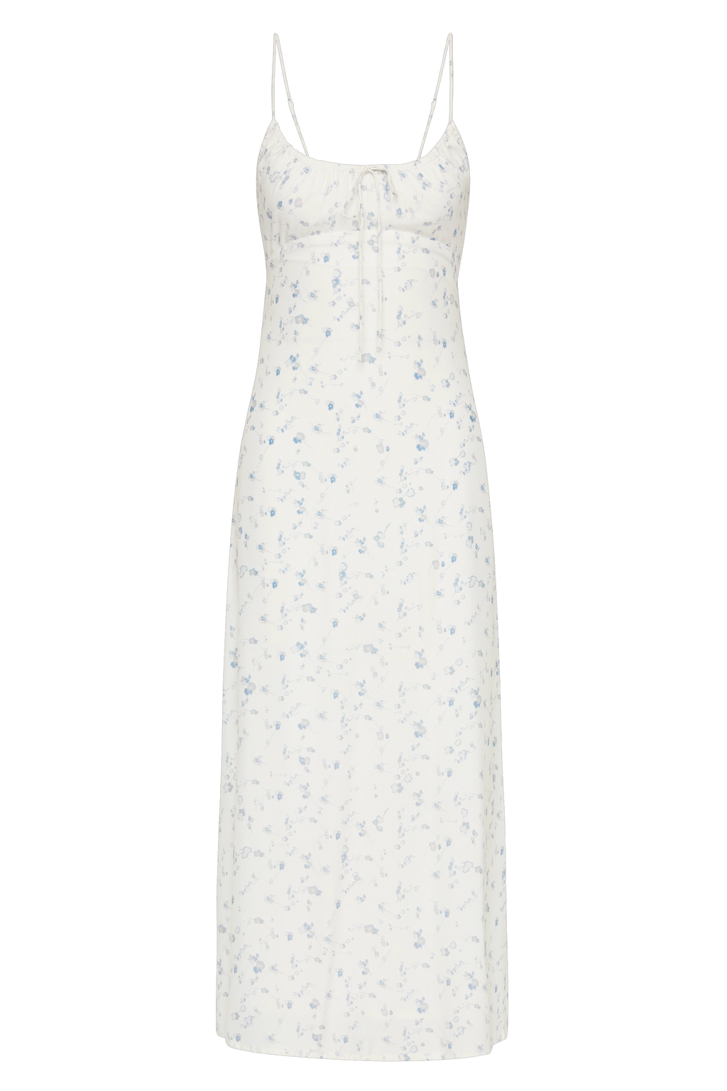 PAU DRESS - BLOSSOM EGG SHELL / POWDER BLUE