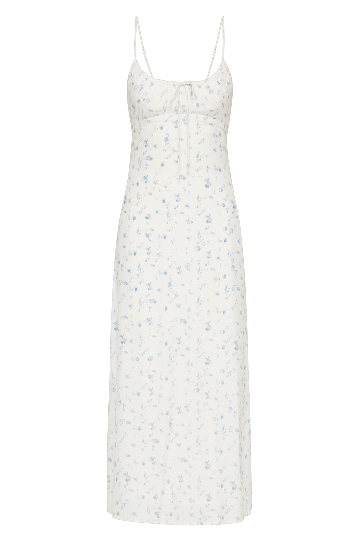 PAU DRESS - BLOSSOM EGG SHELL / POWDER BLUE