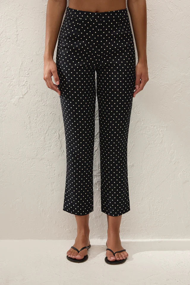 IRIA CAPRI PANT - LOLA POLKA DOT