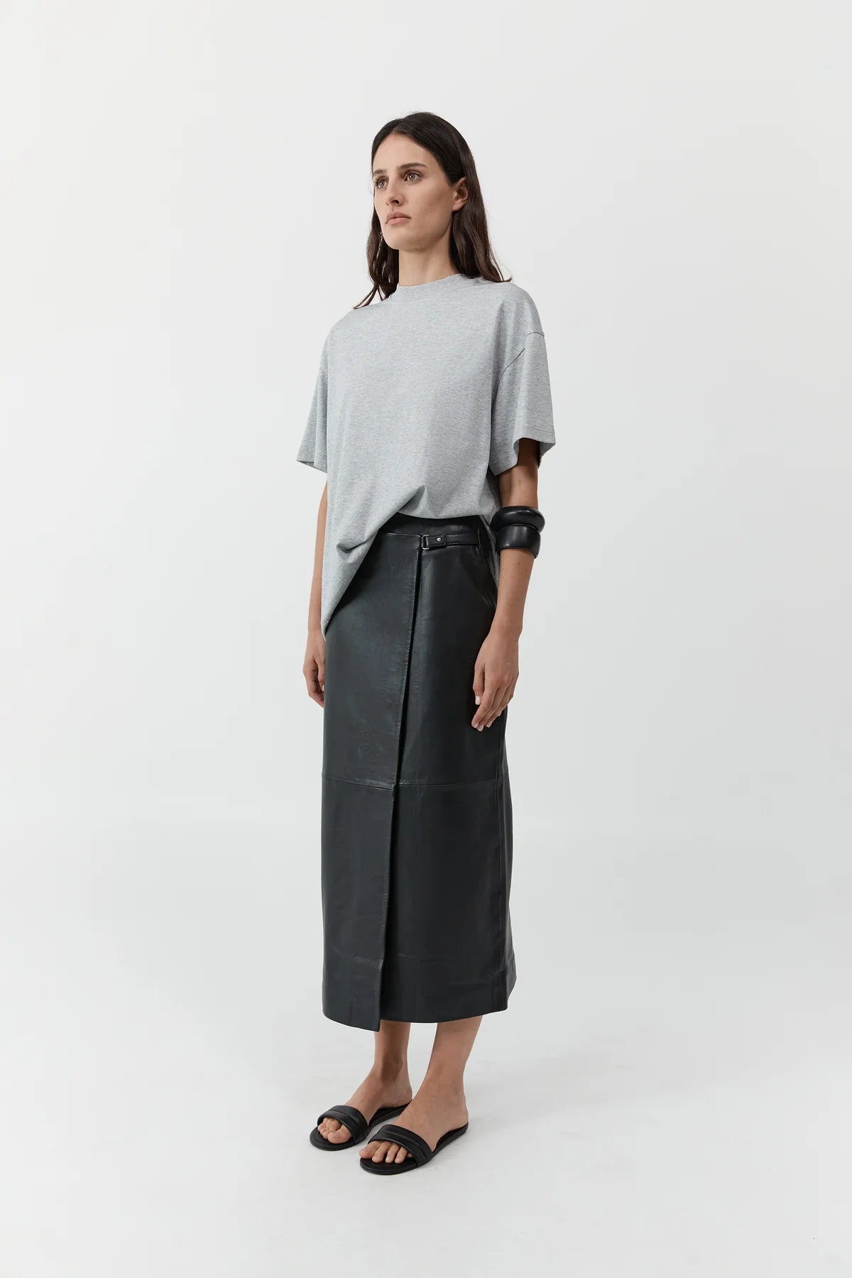 HOMME TEE - LIGHT GREY MARLE