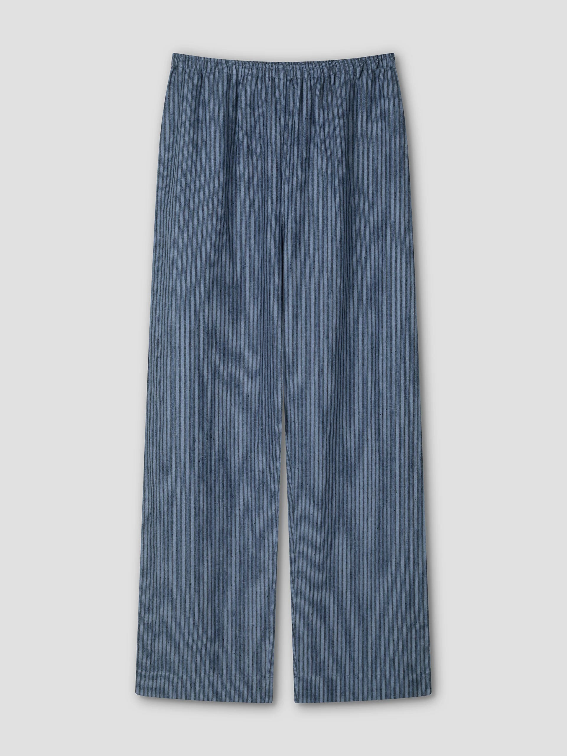 THE EASE TROUSER - AZURE STRIPE