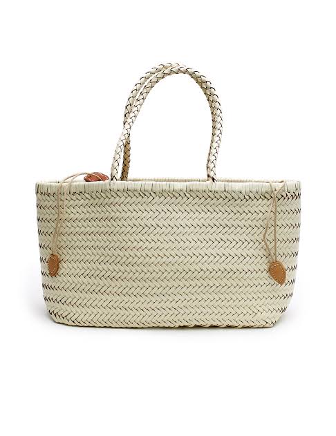 AMELIA WOVEN BAG - CREAM