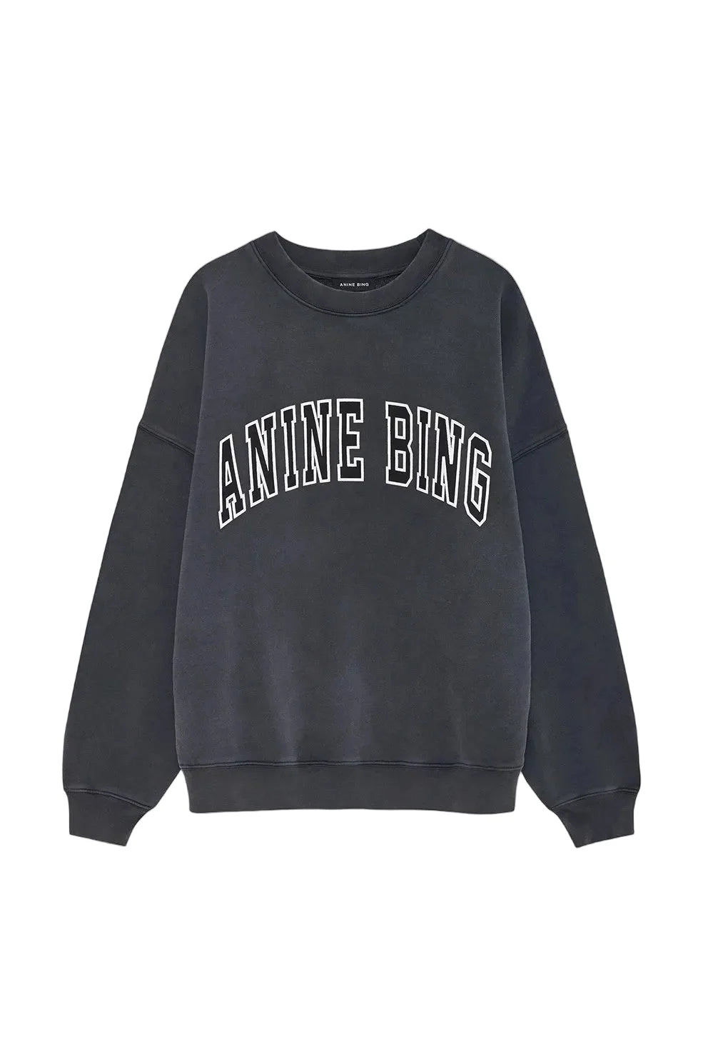 MILES SWEATSHIRT NEW CLASSIC - WASHED BLACK