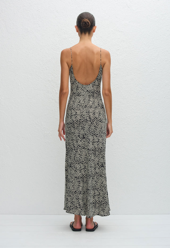 LOW BACK SLIP DRESS - KYOTO