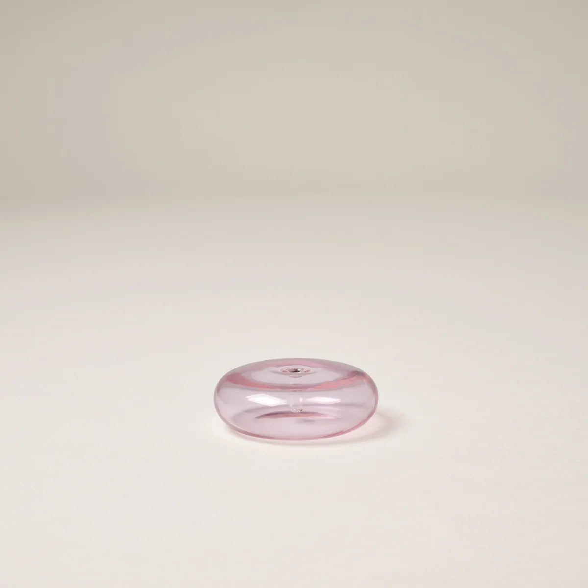 GLASS VESSEL INCENSE HOLDER - PINK