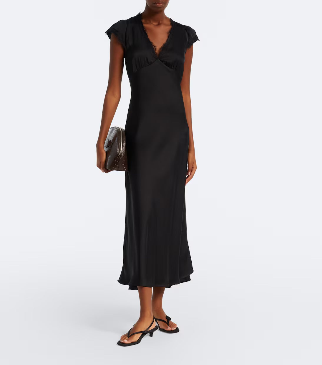 (PRE-ORDER) MINA MIDI DRESS - BLACK