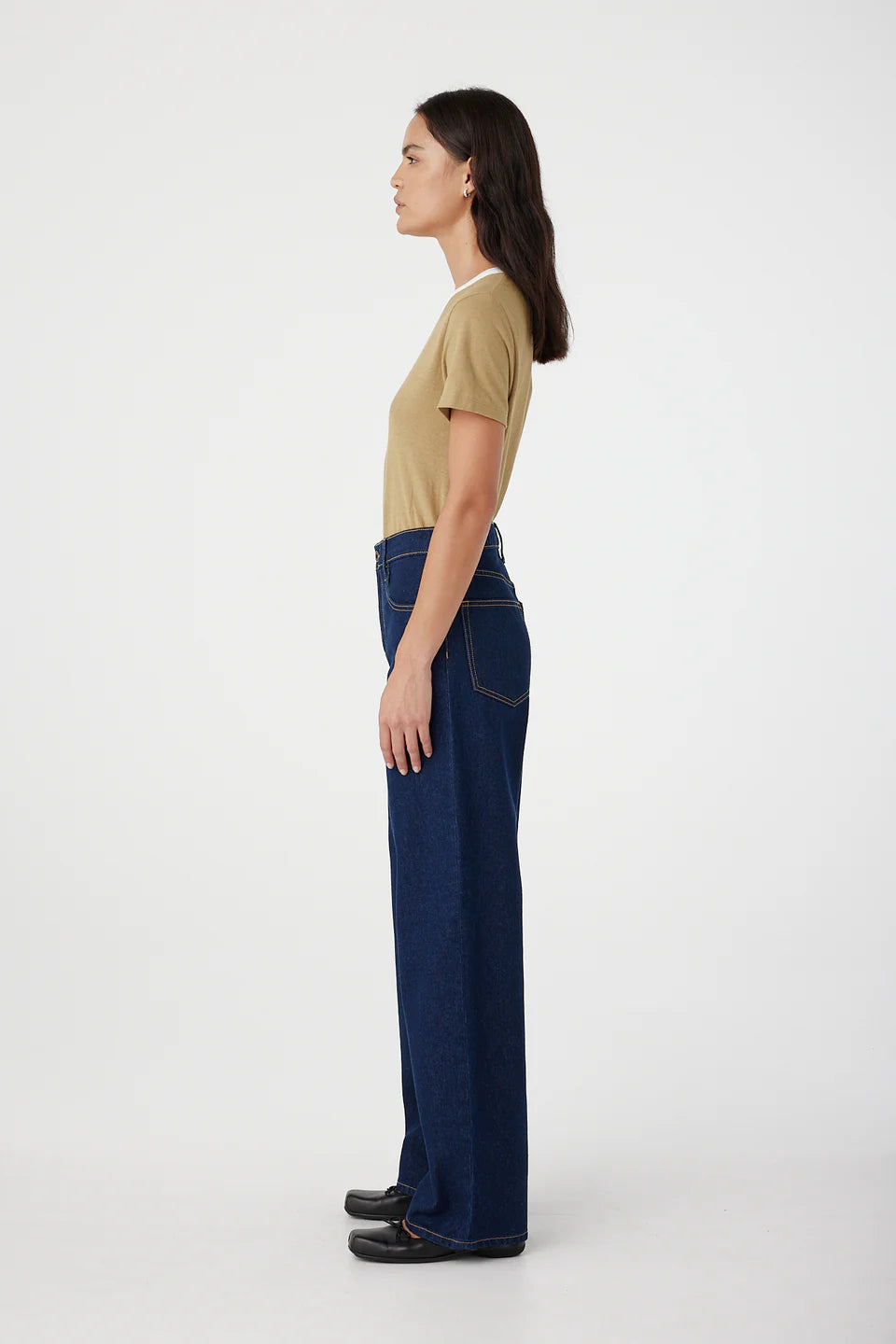 AVRIL MID SLOUCHY WIDE JEAN - NIGHTFALL